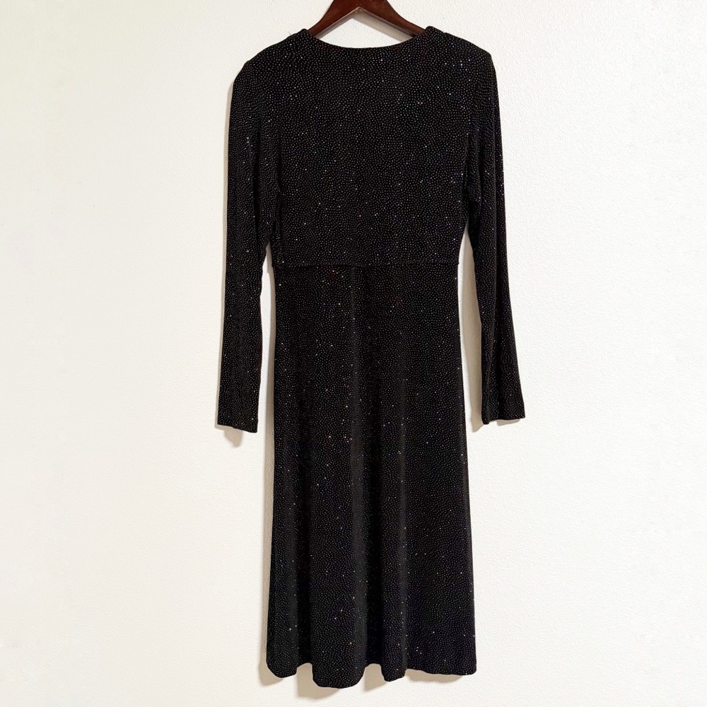 Vintage Rabbit Rabbit Rabbit Glitter Polka Dot Midi Dress - Picture 3 of 9